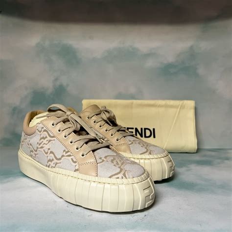 karligraphy logo sneaker fendi|Women's Luxury Sneakers .